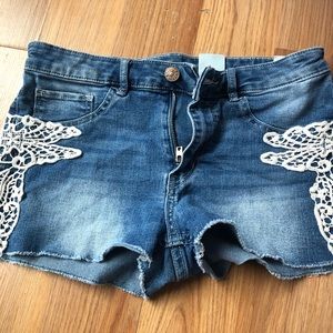 Denim shorts